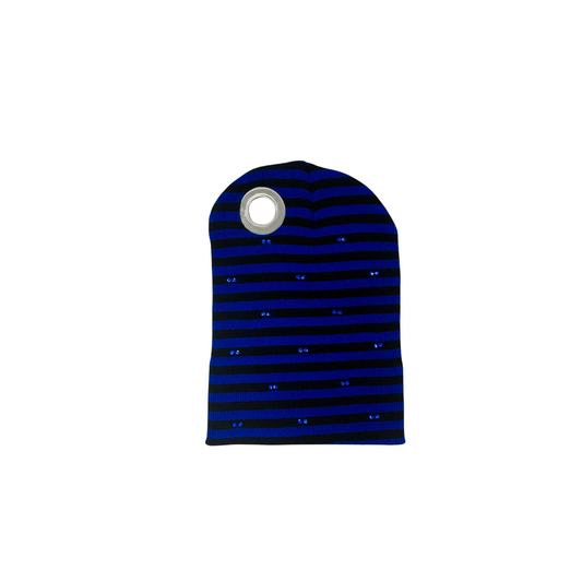 Blue Magic Pierced Beanie